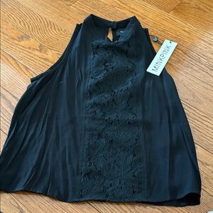 Tank with lace detail